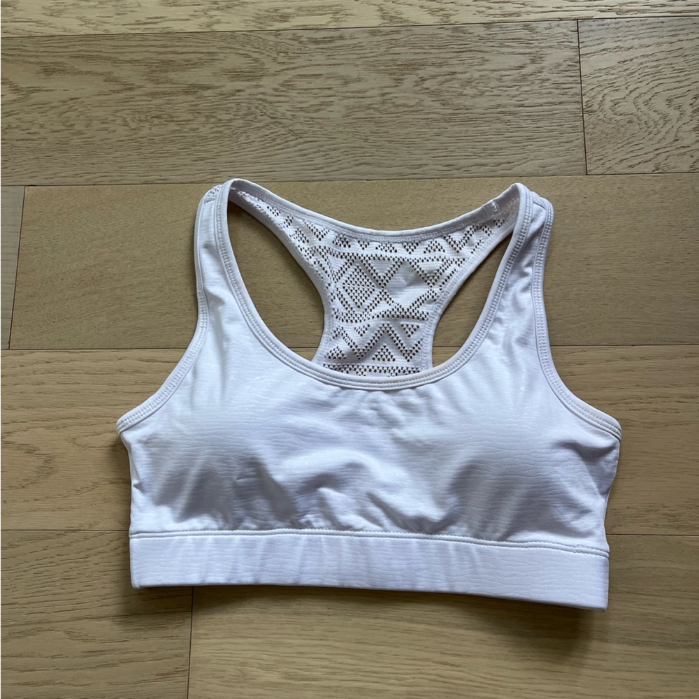 ZYIA White Women's Sports Bra